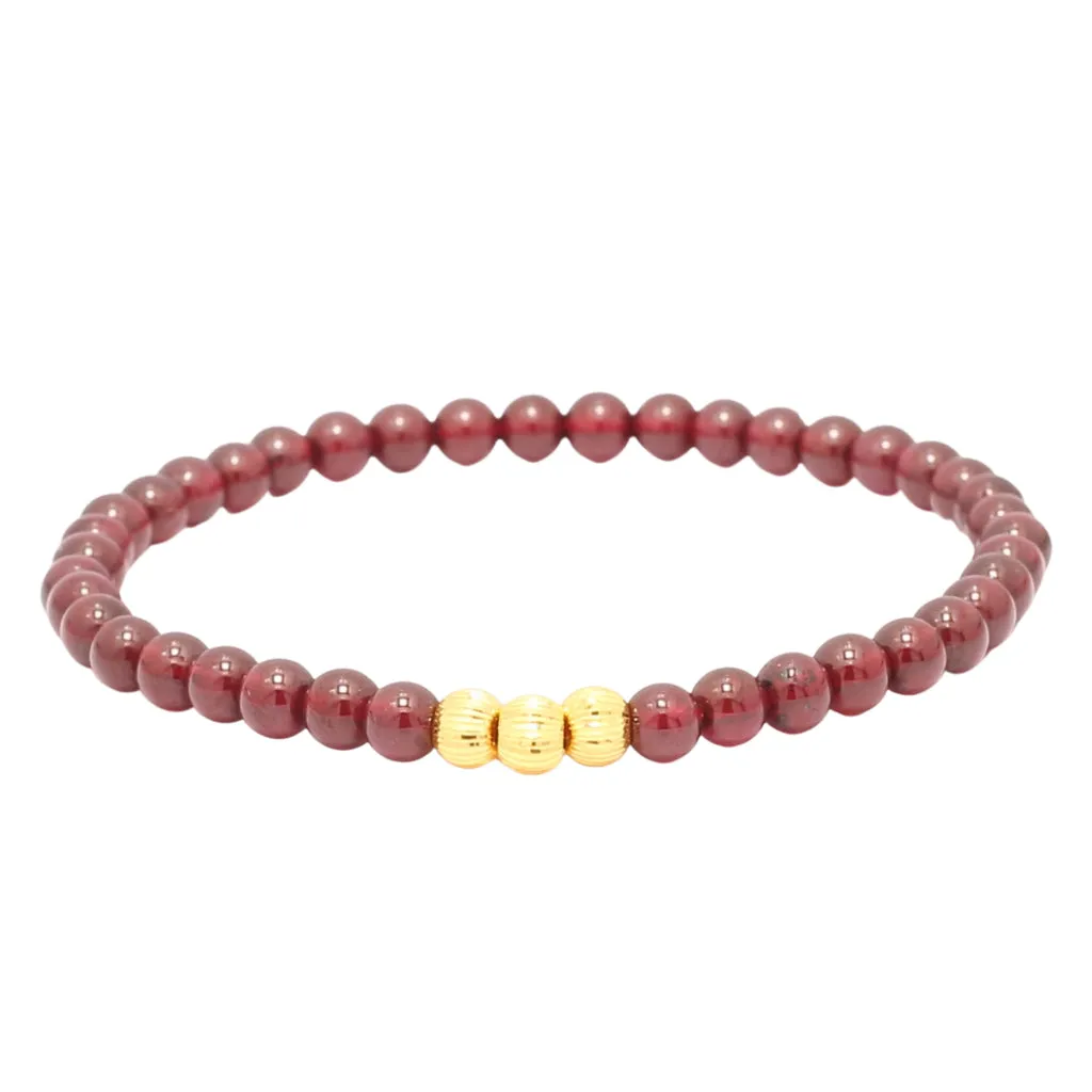 TAKA Jewellery 999 Pure Gold Bead Bracelet 转运珠