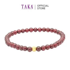 TAKA Jewellery 999 Pure Gold Bead Bracelet 转运珠