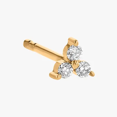 The Mini Trois Diamond Earrings