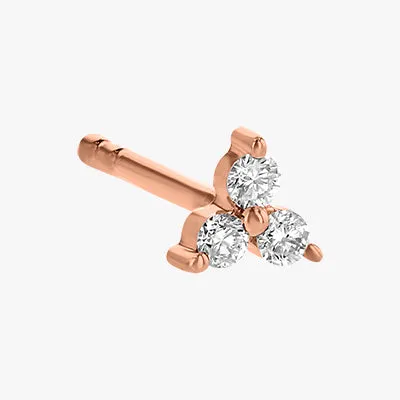 The Mini Trois Diamond Earrings