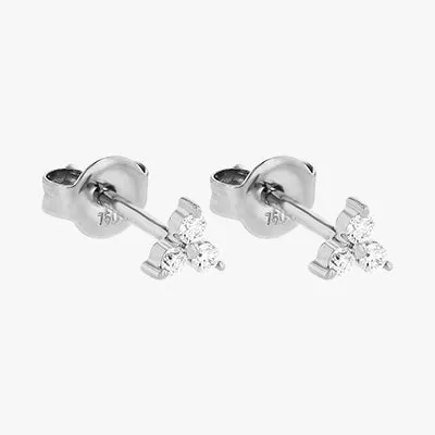 The Mini Trois Diamond Earrings