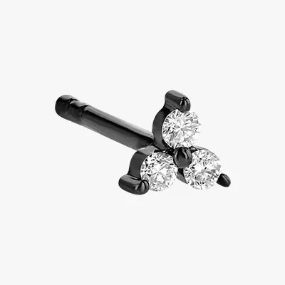 The Mini Trois Diamond Earrings