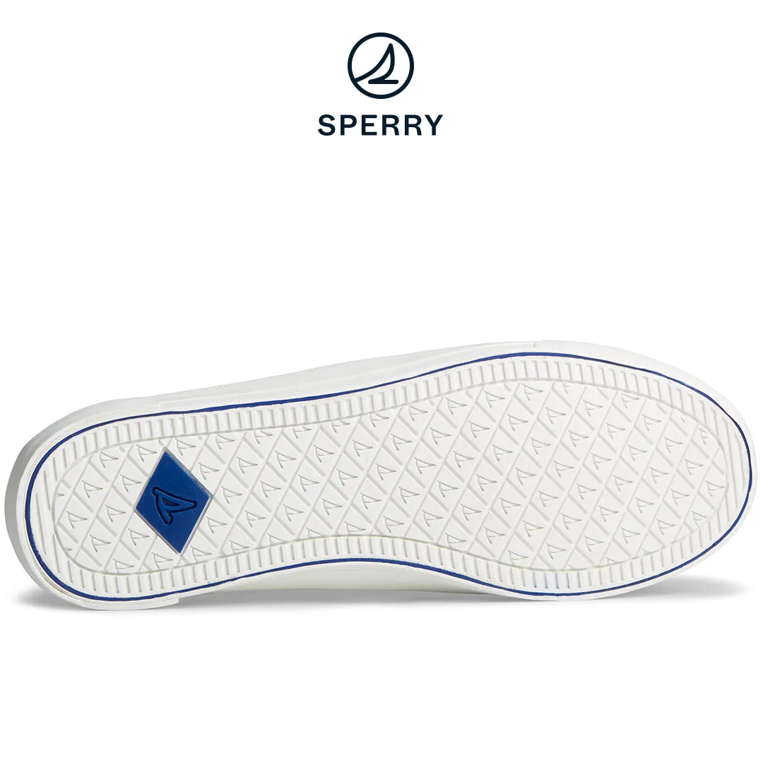 Women's SeaCycled™ Crest Seaburst Sneaker White/Navy (STS89021)