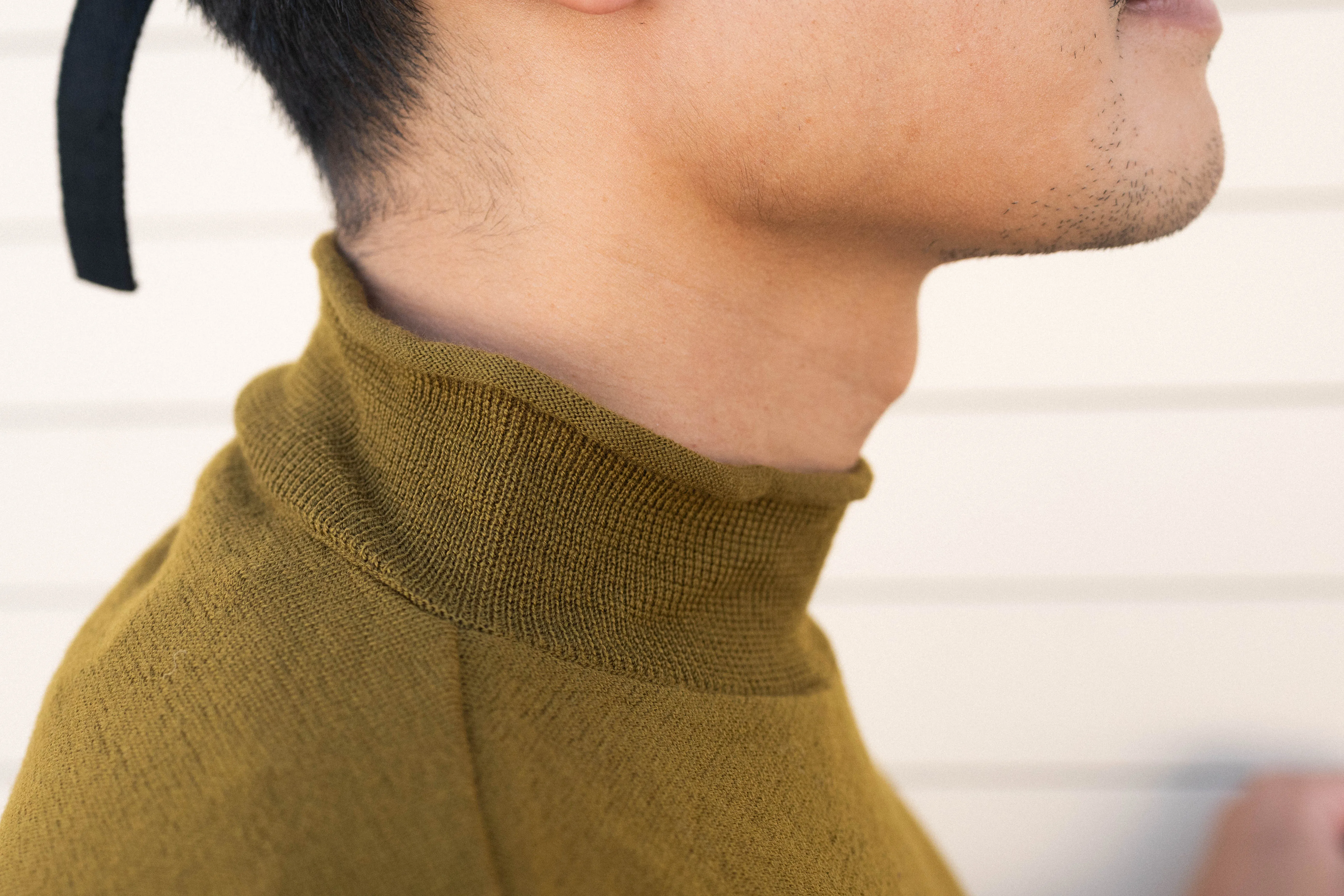 Woolywarm British Olive Rollneck Sweaters